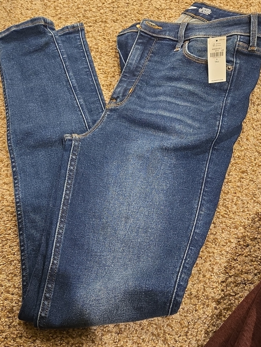 Women’s Dark Blue Skinny Jeans - Old Navy